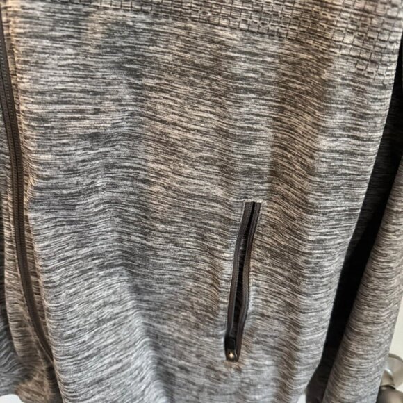 FWD Hoodie Mens Medium Gray Long Sleeve Hooded Full Zipper Pockets Outdoor - Picture 5 of 10